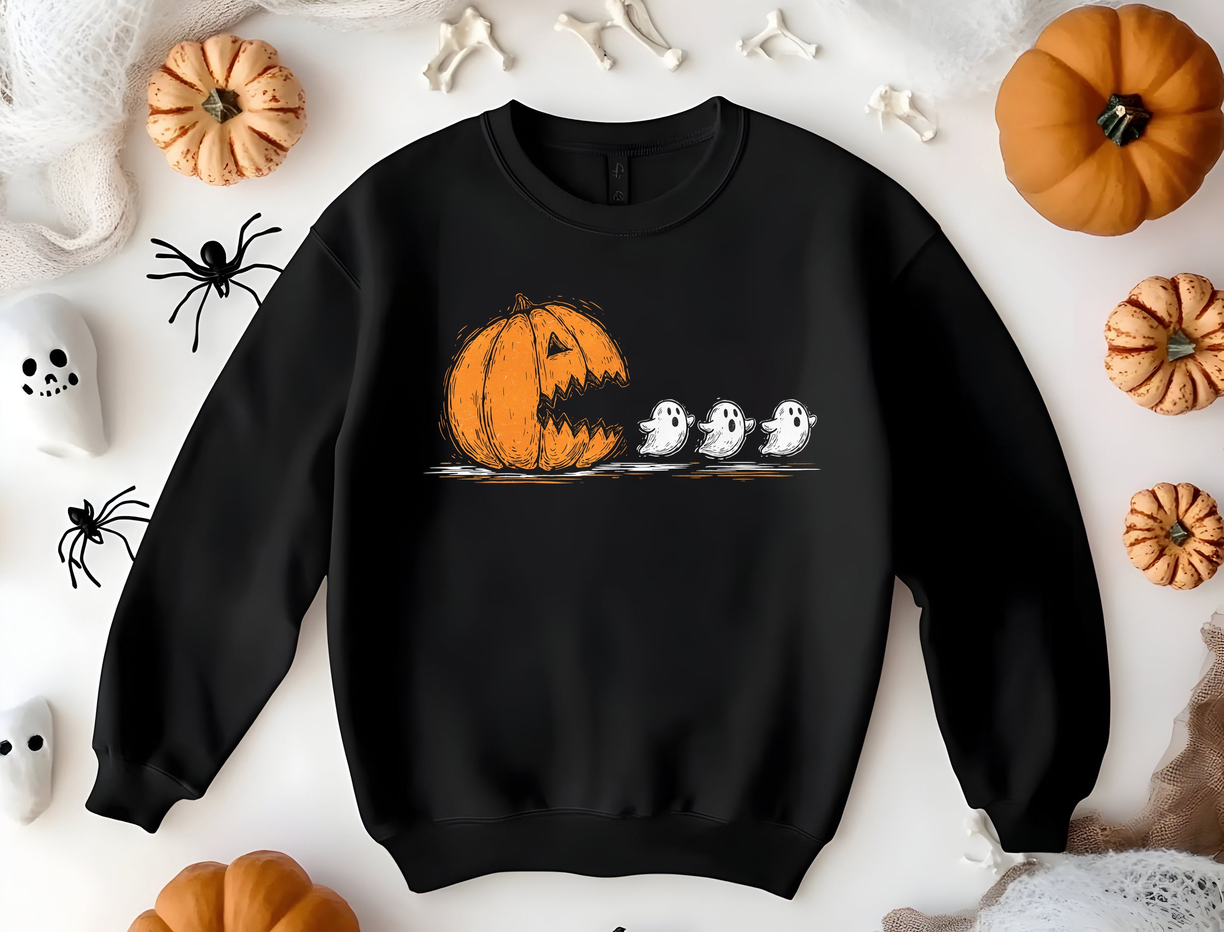Pac Man Falloween Sweatshirt