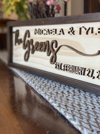 Custom Established Sign