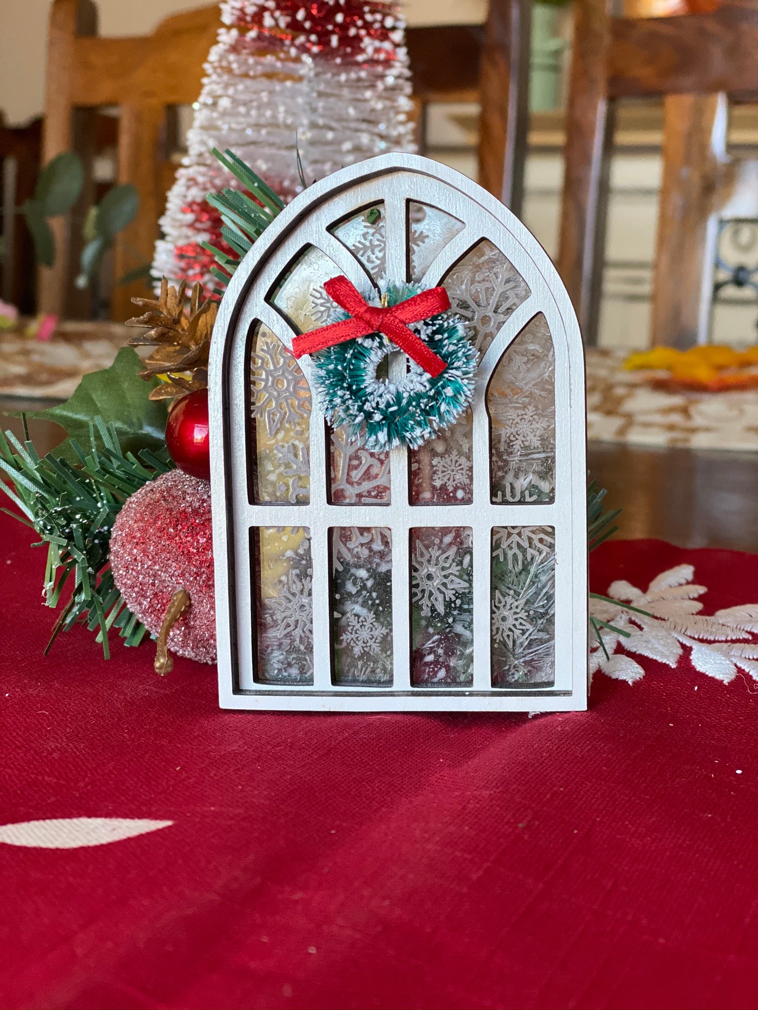 Christmas Tiered Tray Decor
