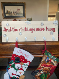 Wall Mounted Stocking Hanger