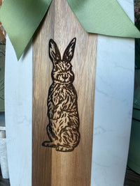 Marble and Acacia Wood Serving Board