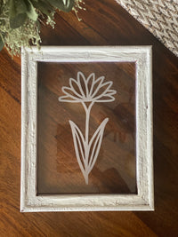 Crackle Frame Wildflower