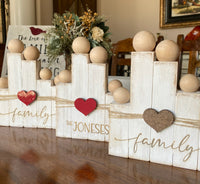 Wood Block Family (2-6 blocks)
