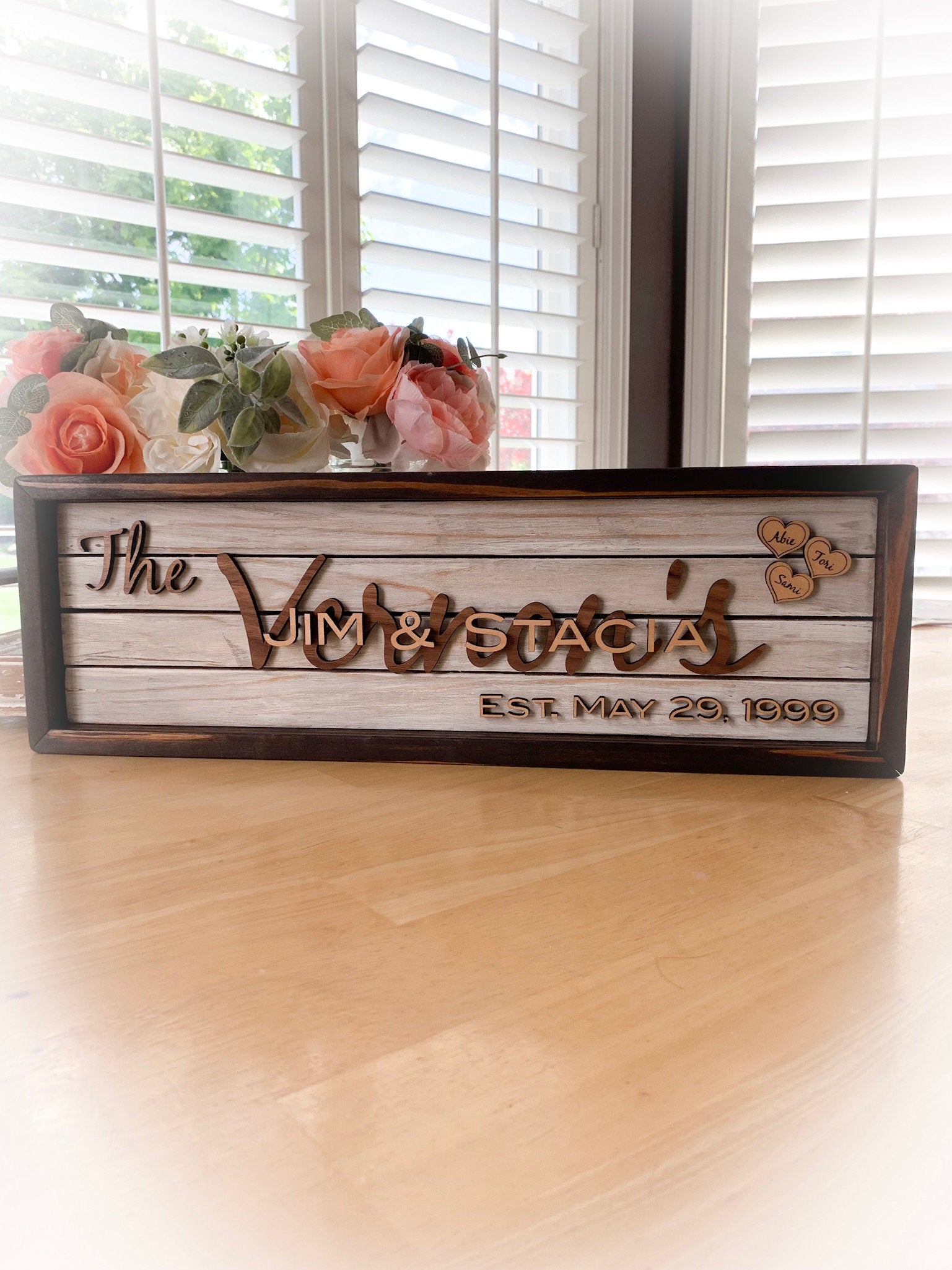 Wedding or Anniversary Custom Sign