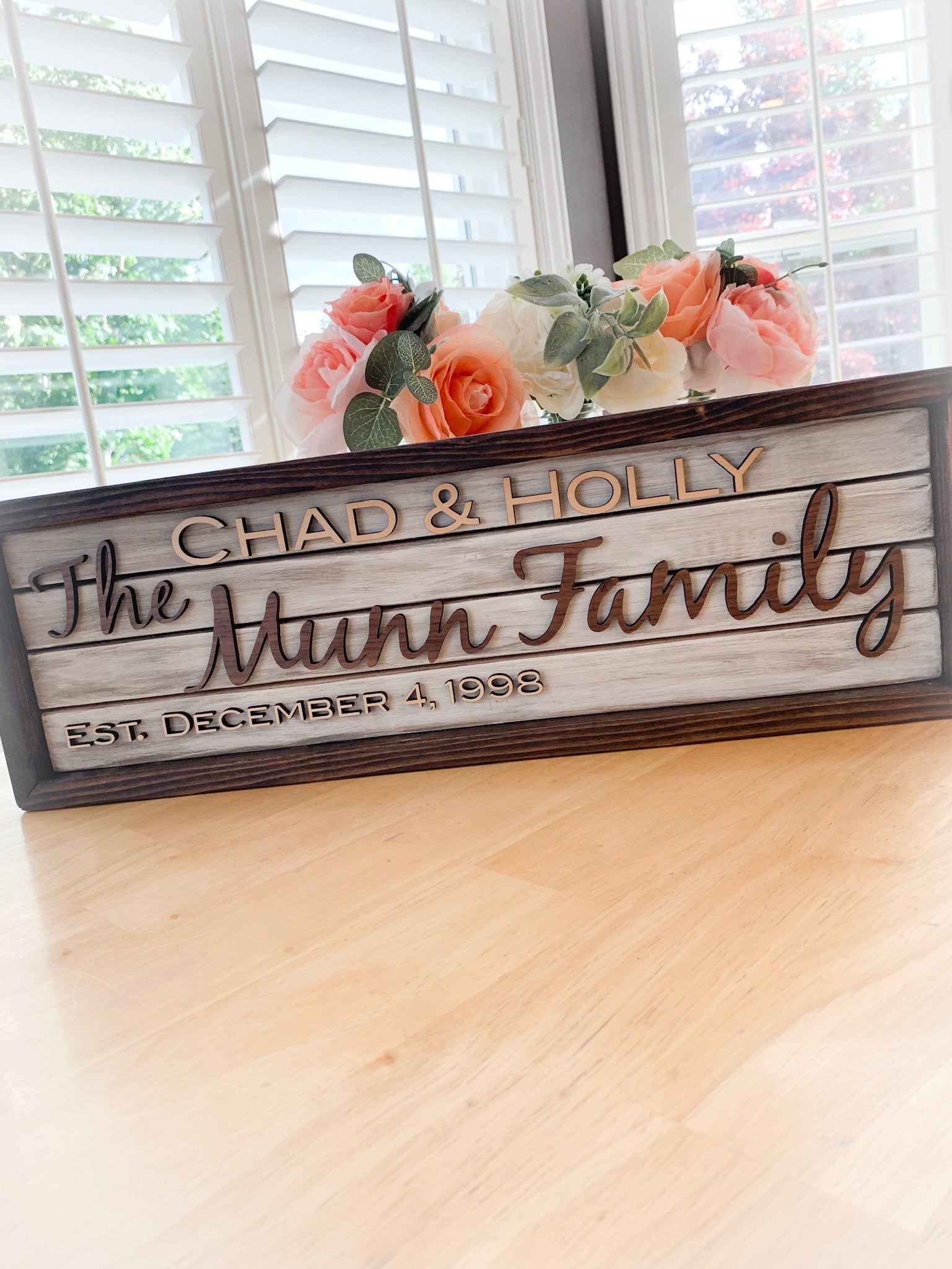 Wedding or Anniversary Custom Sign