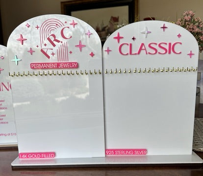 Branded Permanent Jewelry Sign