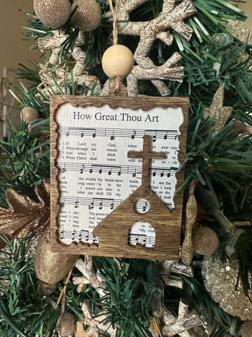Classic Church Hymn Ornaments