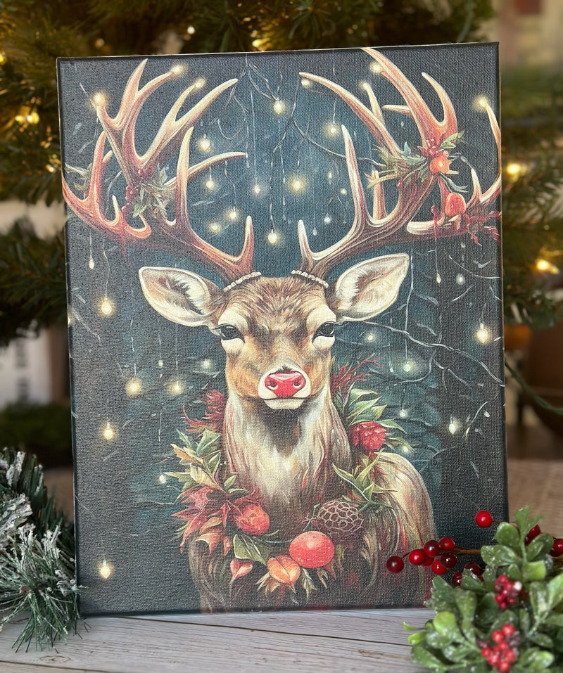 Canvas UV Printed Rudolph Print