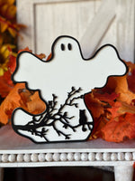 Layered Ghost with Spooky Accents