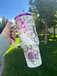 40oz Sunflower Tumbler
