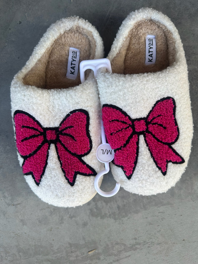 Bow Sherpa Super Soft Slippers