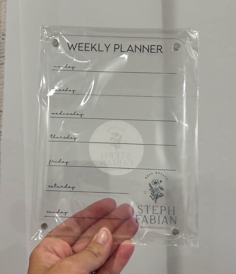 Branded Weekly Planner