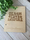 Teacher - School Year Memories Card Keeper