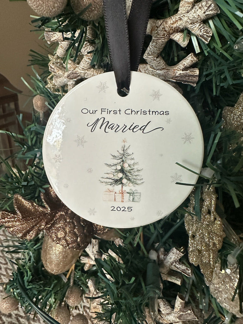 First Christmas Newly Married