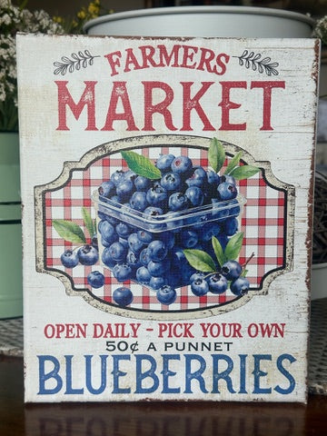 Farmers Market Blueberries