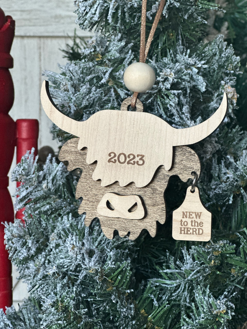 Highland Cow Ornament