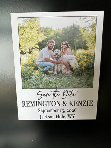 Classic Save the Date Magnet
