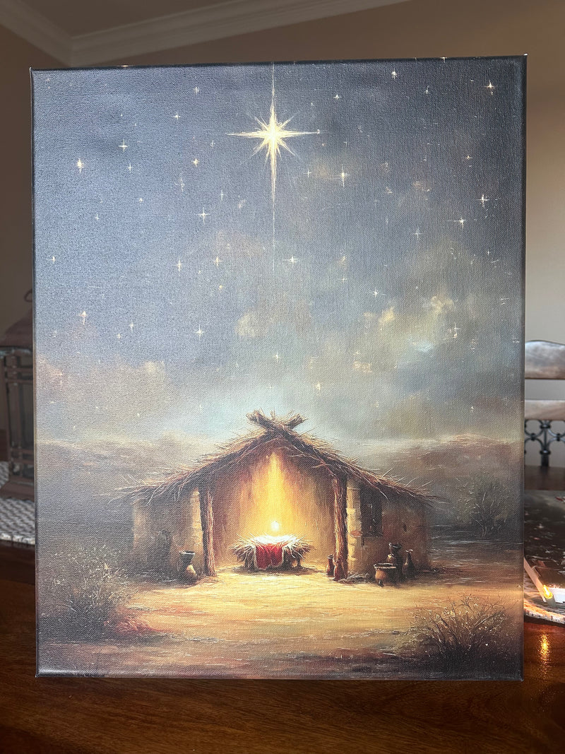 UV Printed Manger Scene