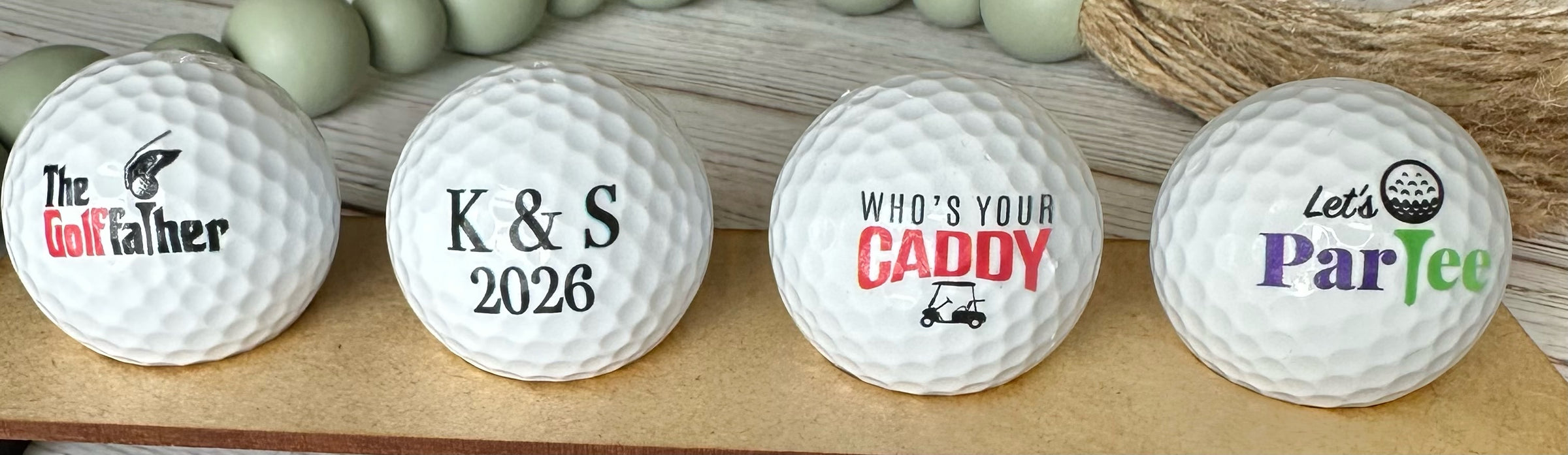 Personalized Golf Balls