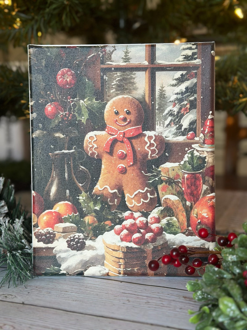 Canvas UV Printed Gingerbread