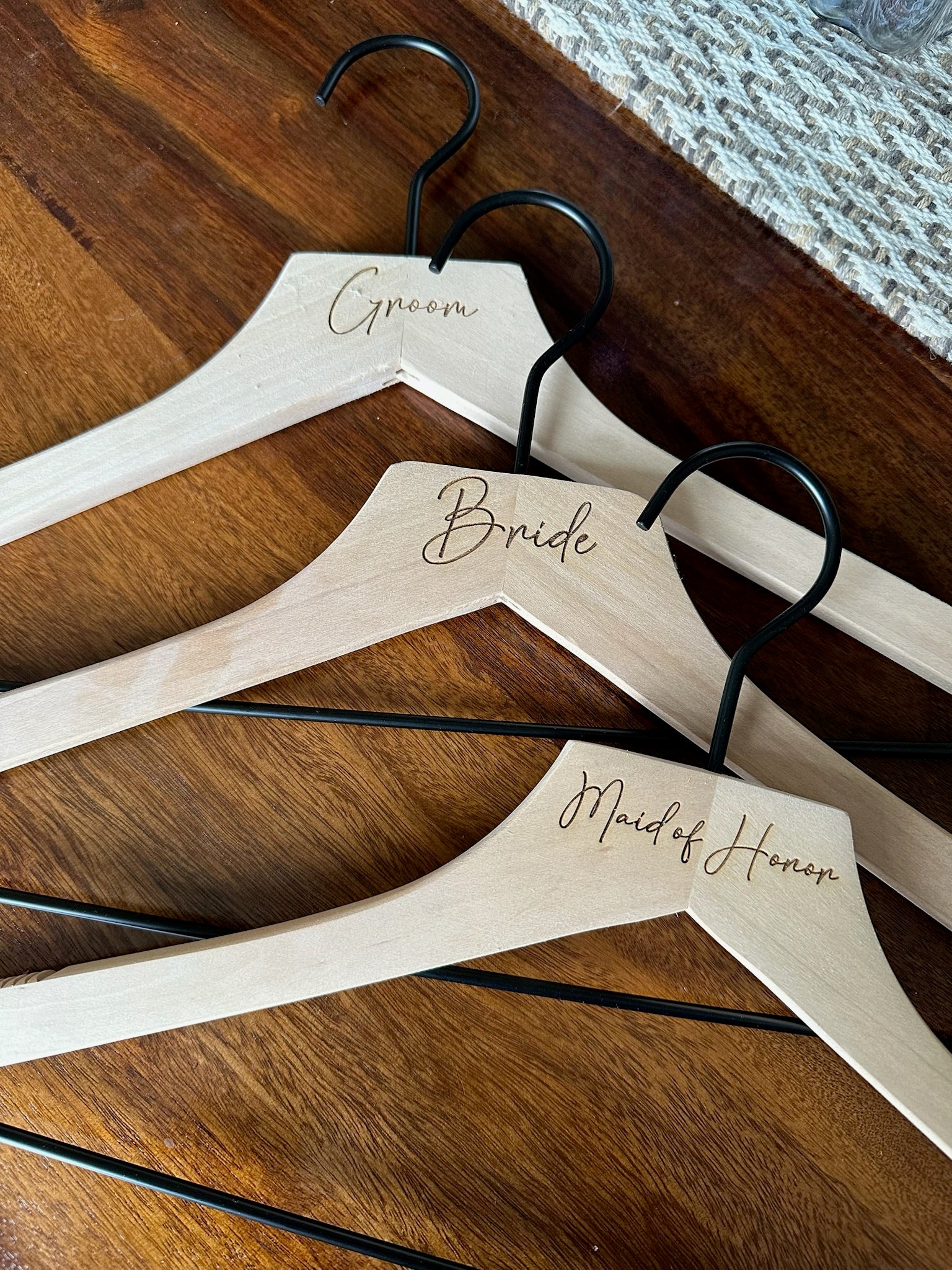 Wood Engraved Hangers