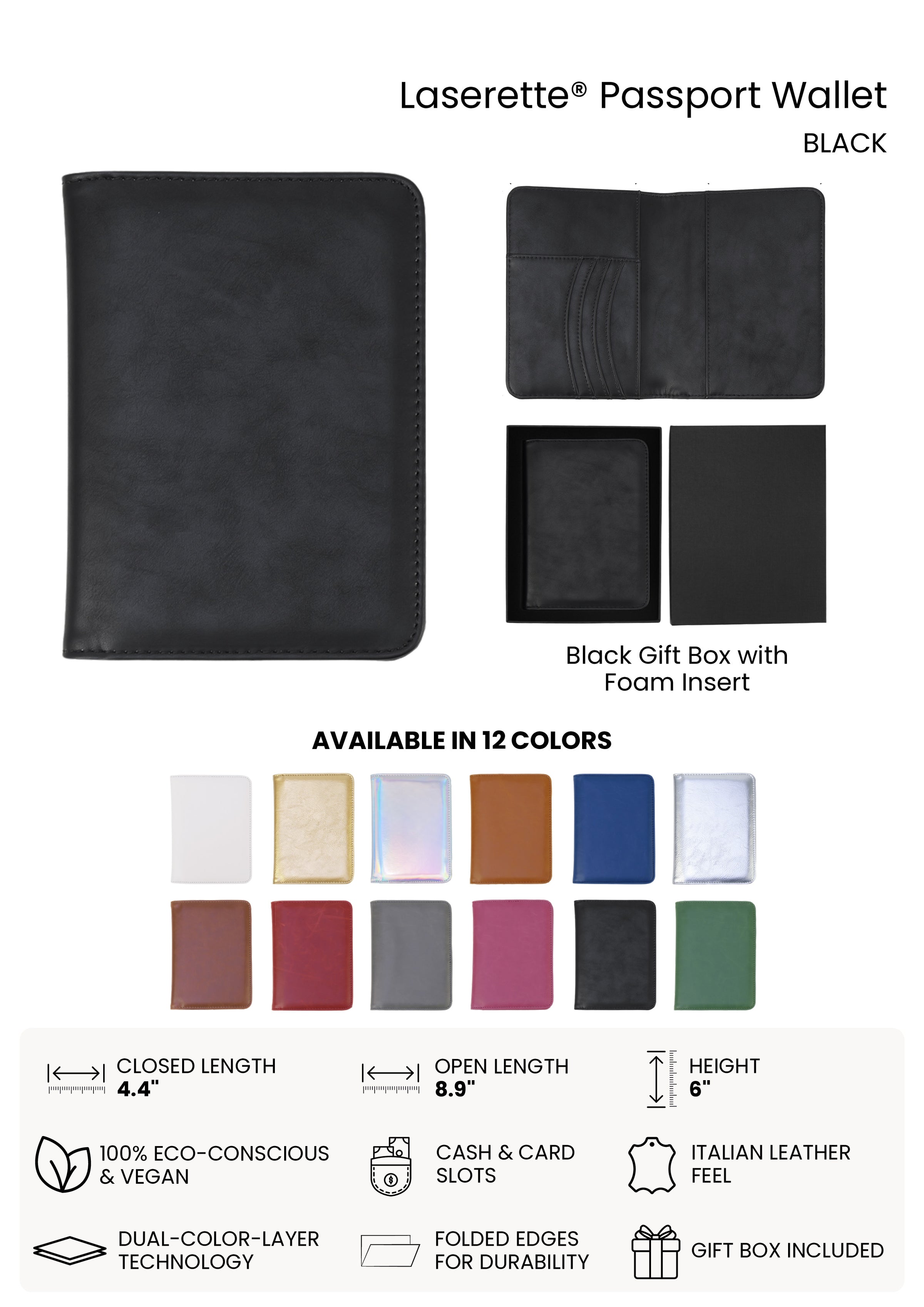 Luxury Travel Passport Wallet