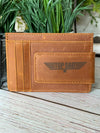 Veggie Tanned Leather Wallet w/ Money Clip