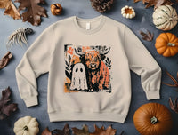 Ghost and Highland Cow Falloween Sweatshirt