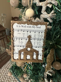 Classic Church Hymn Ornaments