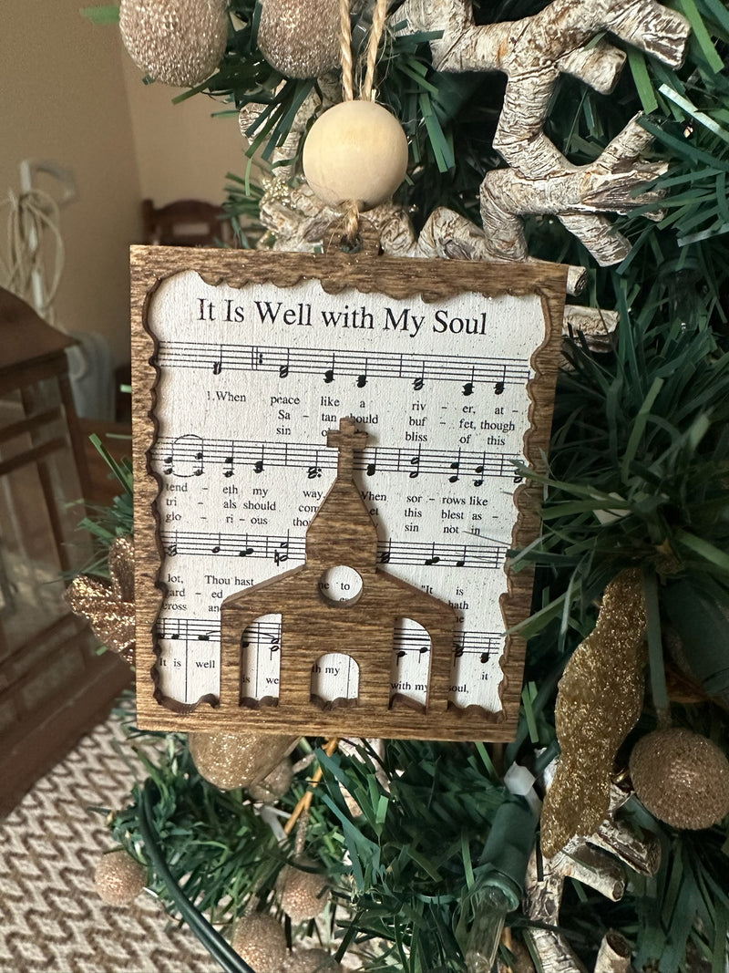 Classic Church Hymn Ornaments