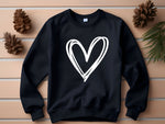 Handrawn Heart Sweatshirt