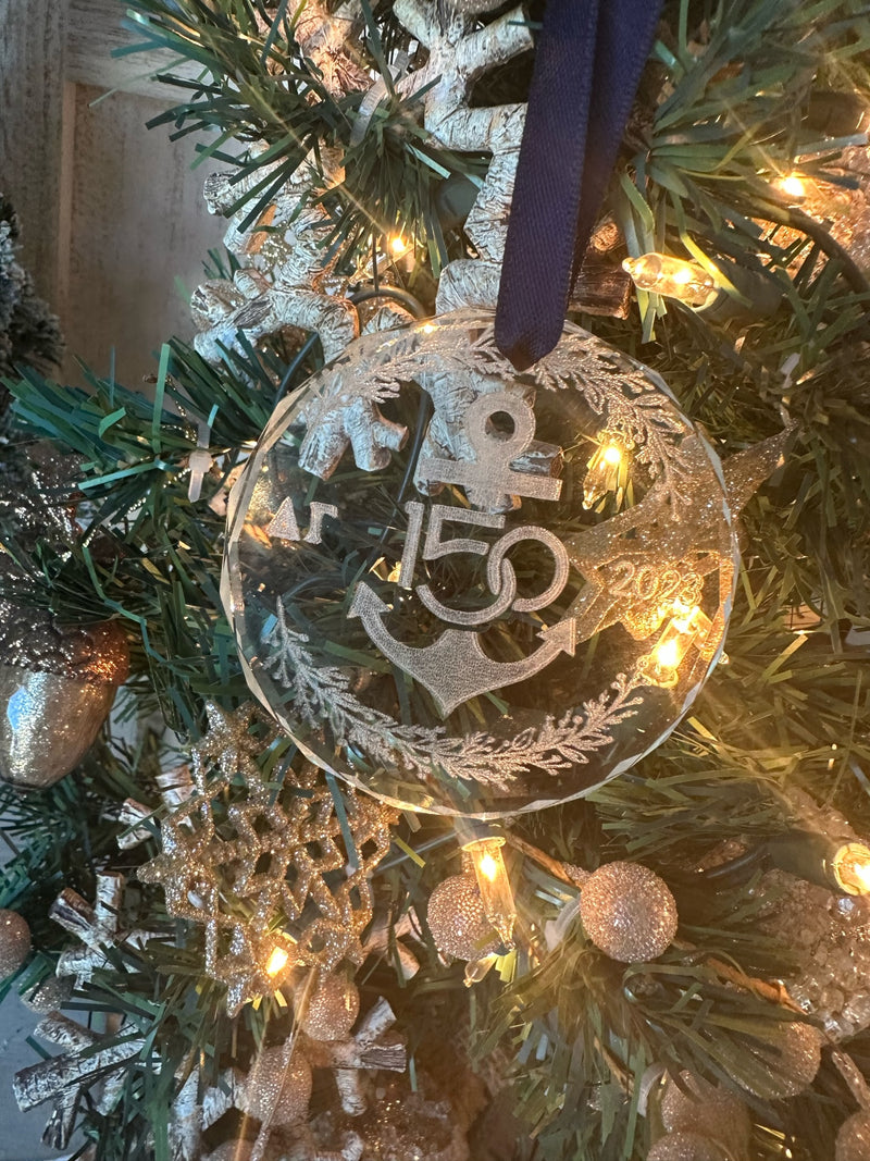 2023 DG 150 3" Crystal Ornament with Gift Box