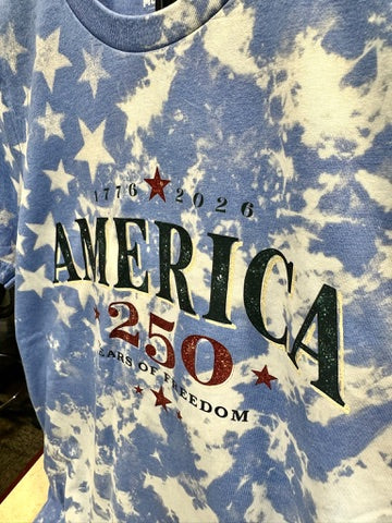 Bleached Stars 250 Years America Tee