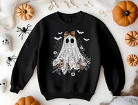 Ghost Lace Falloween Sweatshirt