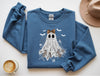 Ghost Lace Falloween Sweatshirt