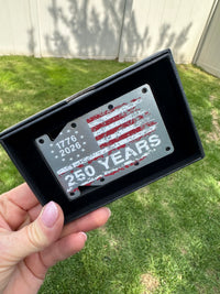 LImited Edition 250 Years Minimalist Wallet