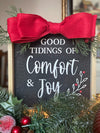 10 x 10 Good Tidings of Comfort and Joy Sign