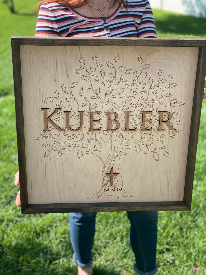 20 x 20 Custom Family Tree
