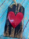 Pallet Wood Rustic Heart Tag