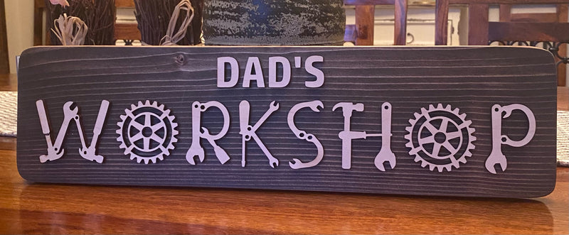 Dad's/Grandpa's Workshop Tool Sign