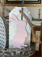 Pallet Wood Rustic Bunny Tags