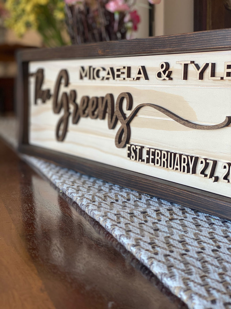 Custom Established Sign