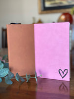 8.5 x 5.5 Personalized Leatherette Journals