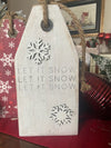 Oversized Christmas Tag