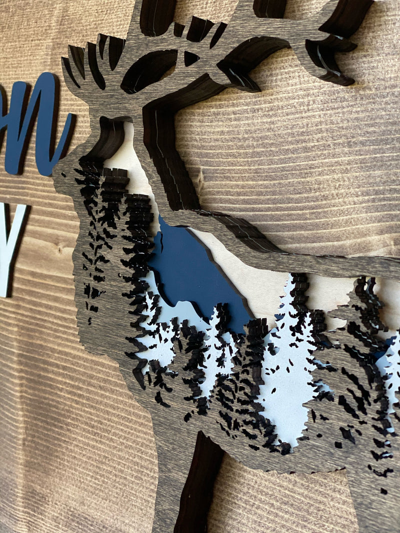 12 x 20" Custom Name Sign