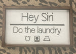 Hey Siri or Alexa Do the Laundry
