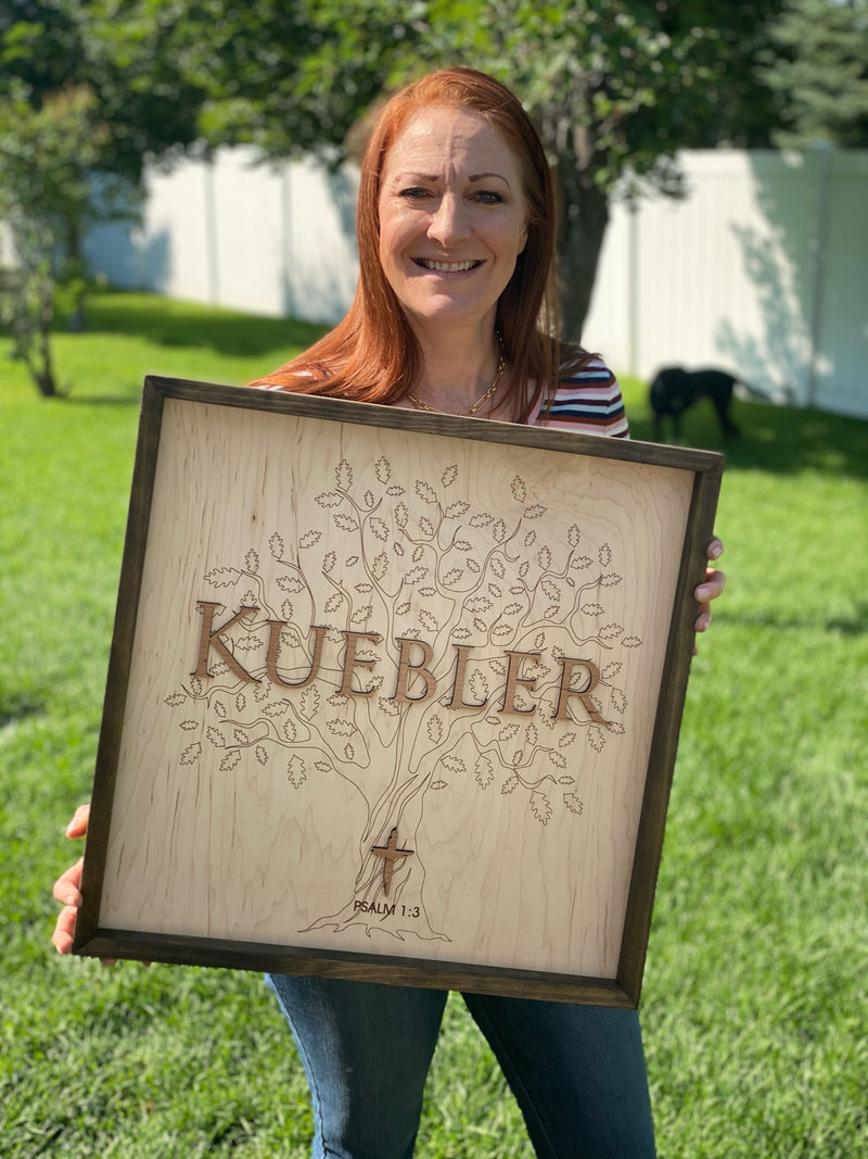20 x 20 Custom Family Tree