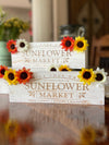 Sunflower Market Wood Block