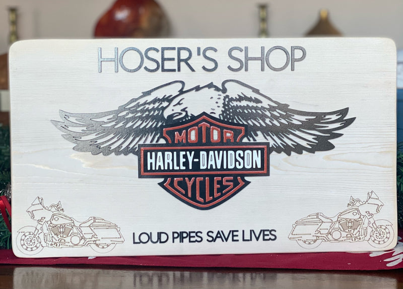 Personalized Man Cave/Harley Sign