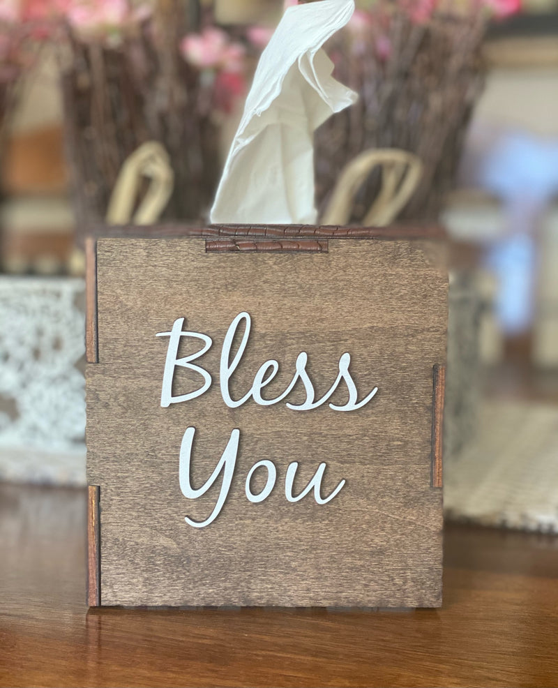 Bless You Tissue/Kleenex Box